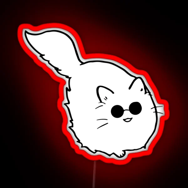 Kawaii Catoru Minimalist Art For The True Sorcerer RGB Neon Sign
