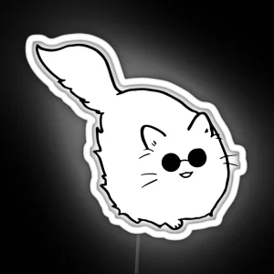 Kawaii Catoru Minimalist Art For The True Sorcerer RGB Neon Sign