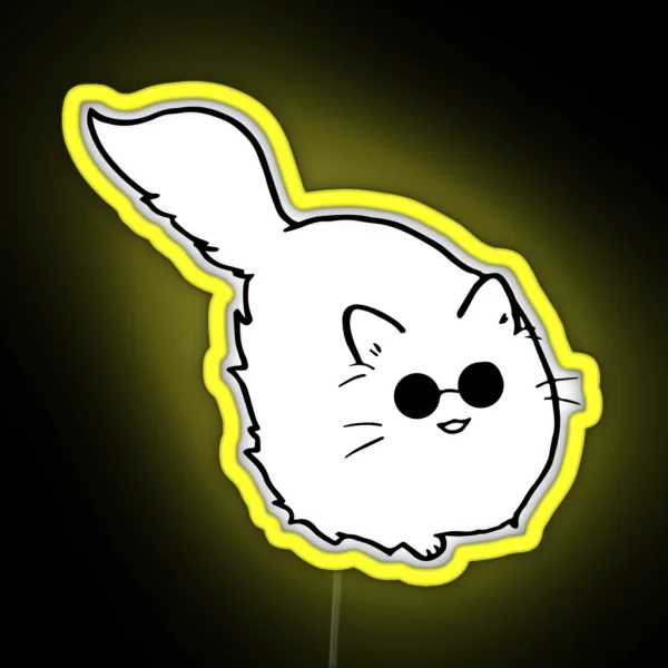 Kawaii Catoru Minimalist Art For The True Sorcerer RGB Neon Sign