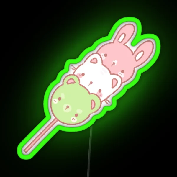 Kawaii Dango RGB Neon Sign