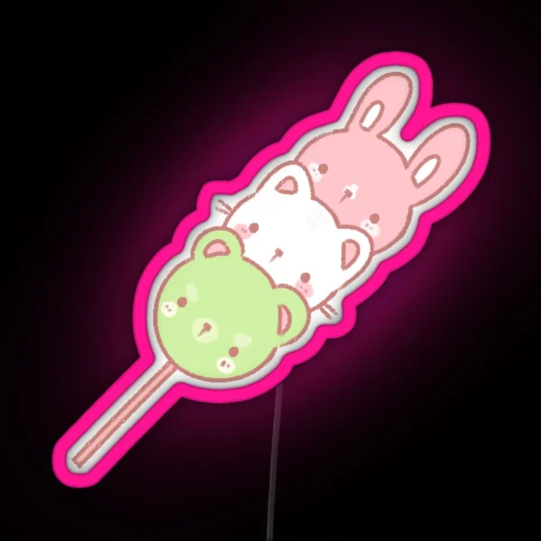 Kawaii Dango RGB Neon Sign
