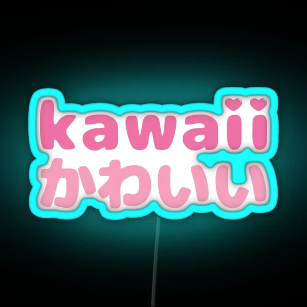 Kawaii Japanese Kanji Led RGB Neon Sign