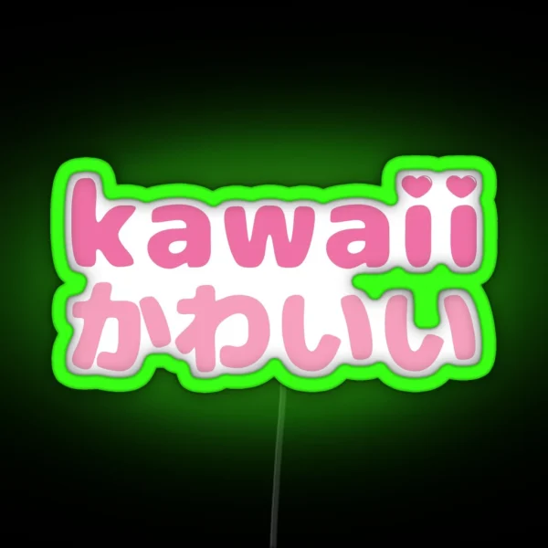 Kawaii Japanese Kanji Led RGB Neon Sign