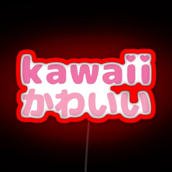 Kawaii Japanese Kanji Led RGB Neon Sign