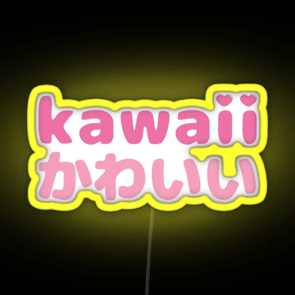 Kawaii Japanese Kanji Led RGB Neon Sign