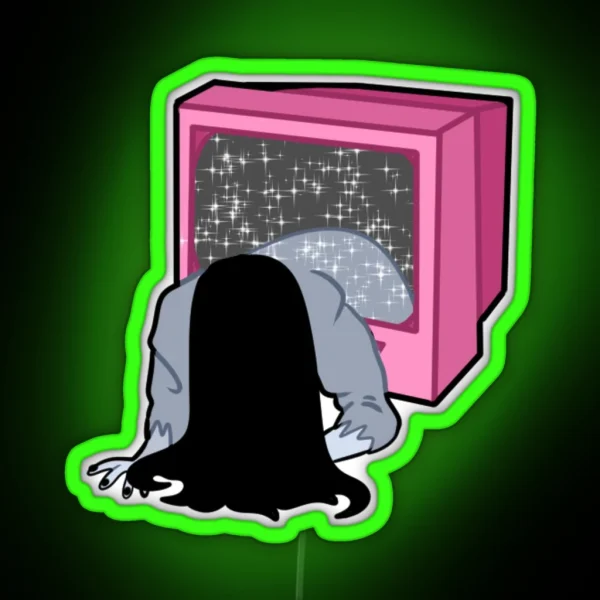 Kawaii Sadako RGB Neon Sign
