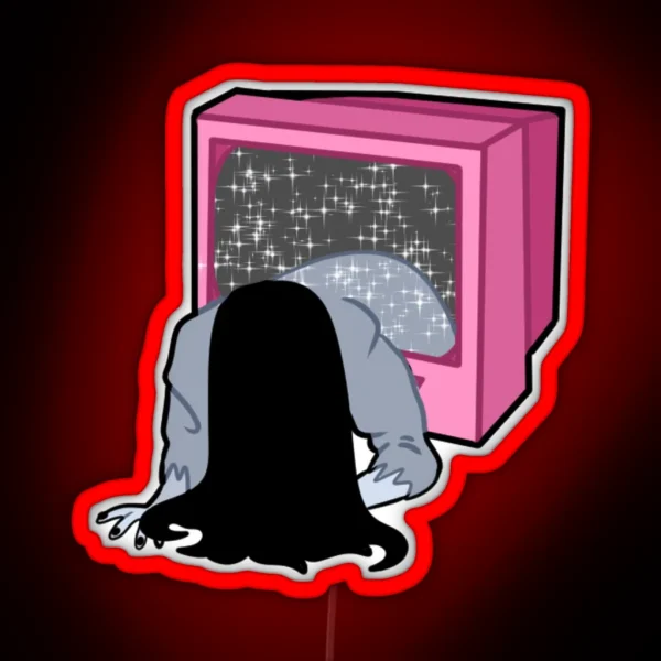 Kawaii Sadako RGB Neon Sign