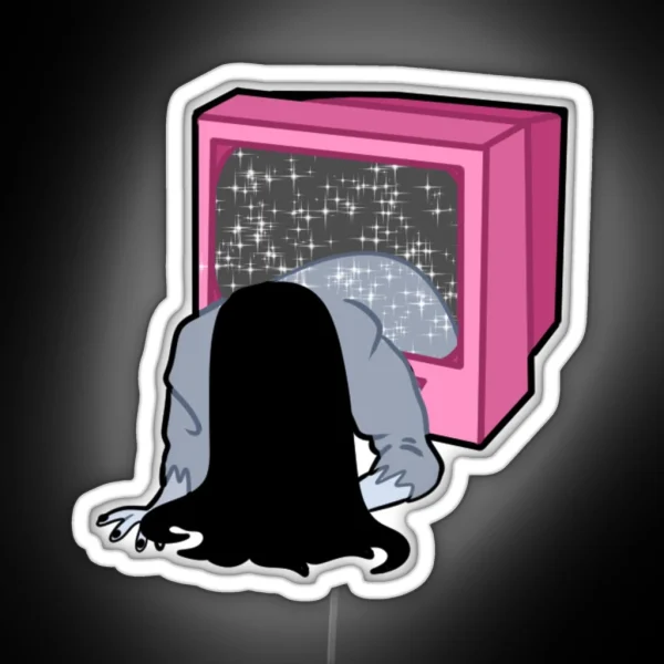 Kawaii Sadako RGB Neon Sign
