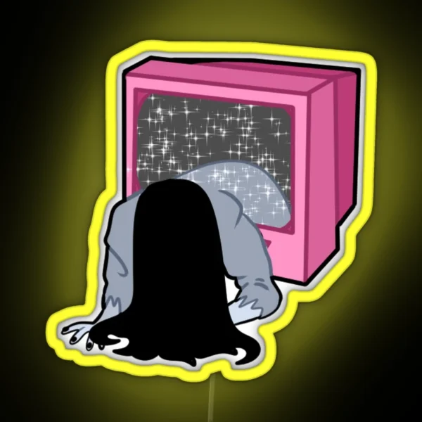 Kawaii Sadako RGB Neon Sign