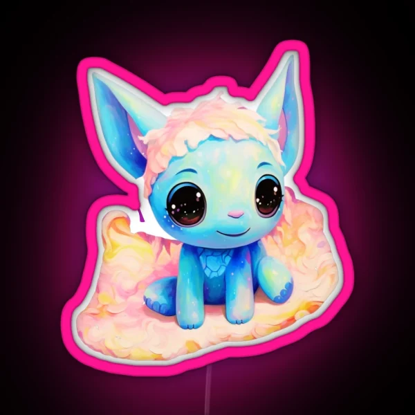 Kawaii Stitch RGB Neon Sign