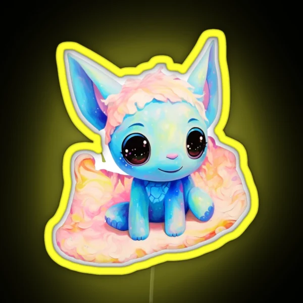 Kawaii Stitch RGB Neon Sign