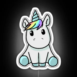 Kawaii Unicorn RGB Neon Sign