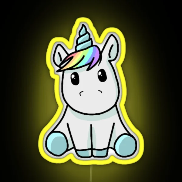 Kawaii Unicorn RGB Neon Sign