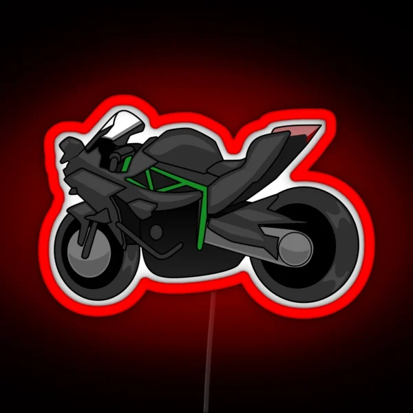 Kawasaki H2R Simple Style RGB Neon Sign
