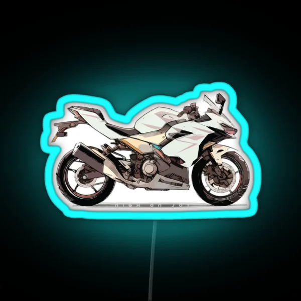 Kawasaki Ninja 400 Cyber RGB Neon Sign