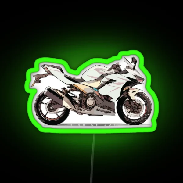 Kawasaki Ninja 400 Cyber RGB Neon Sign