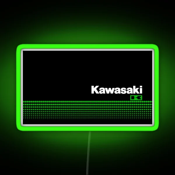 KAWASAKI Team RGB Neon Sign