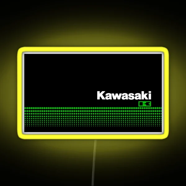 KAWASAKI Team RGB Neon Sign