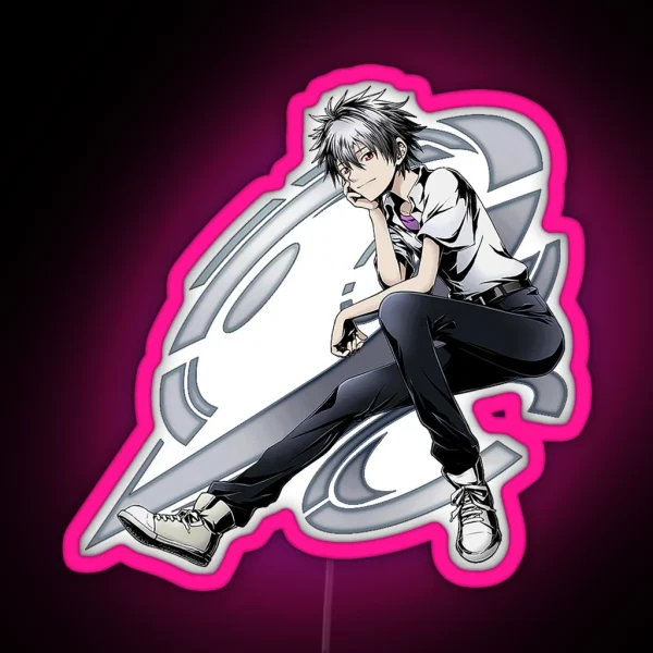 Kaworu Nagisa Neon Genesis Evangelion Anime Shin Seiki Evangelion NGE RGB Neon Sign