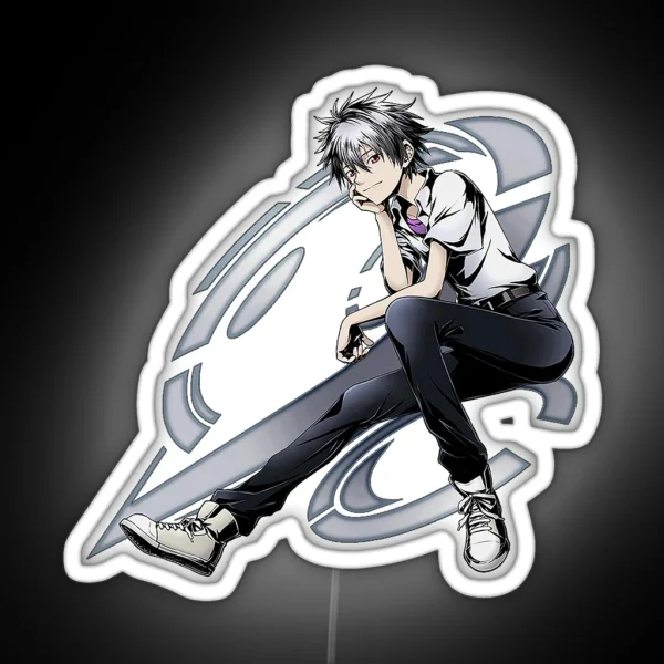 Kaworu Nagisa Neon Genesis Evangelion Anime Shin Seiki Evangelion NGE RGB Neon Sign