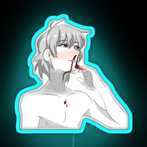 Kaworu Nagisa RGB Neon Sign