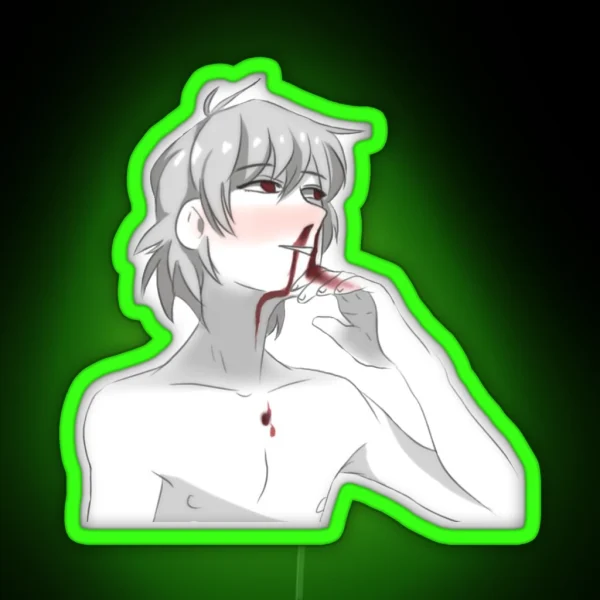 Kaworu Nagisa RGB Neon Sign