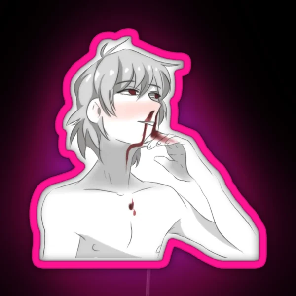 Kaworu Nagisa RGB Neon Sign