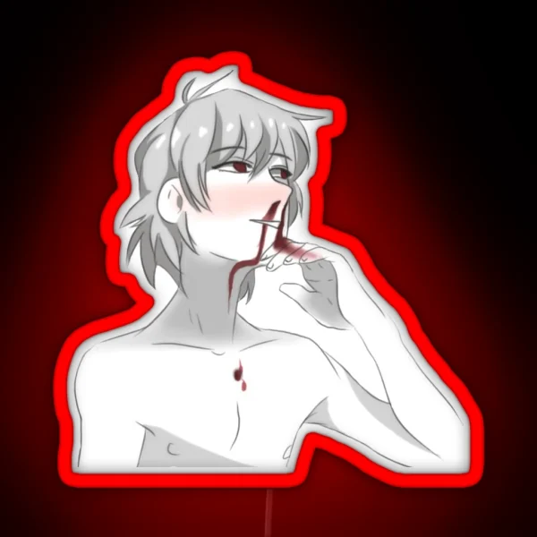 Kaworu Nagisa RGB Neon Sign