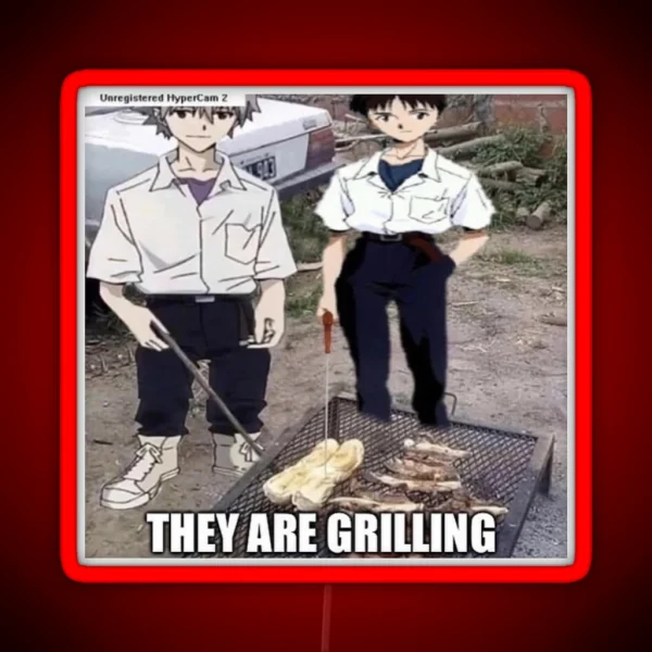 Kawoshin Grilling RGB Neon Sign