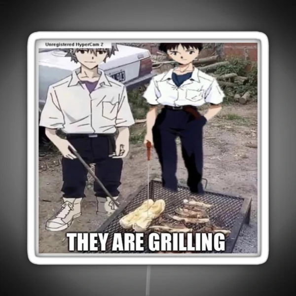 Kawoshin Grilling RGB Neon Sign