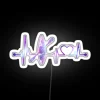 KAYAKING HEARTBEAT GALAXY KAYAKING GALAXY KAYAKING HEARTBEAT RGB Neon Sign