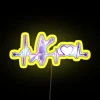 KAYAKING HEARTBEAT GALAXY KAYAKING GALAXY KAYAKING HEARTBEAT RGB Neon Sign - Image 5