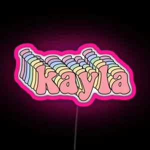 Kayla Name Led RGB Neon Sign