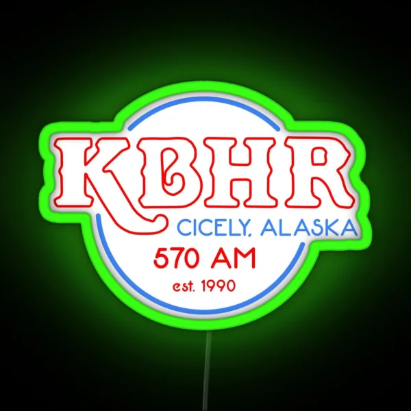 KBHR Northern Exposure RGB Neon Sign
