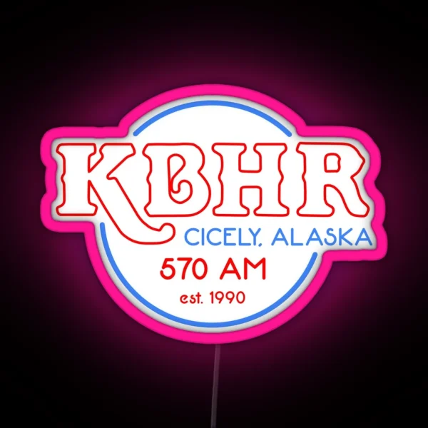 KBHR Northern Exposure RGB Neon Sign