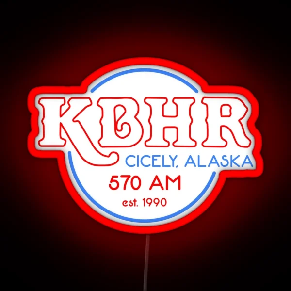 KBHR Northern Exposure RGB Neon Sign