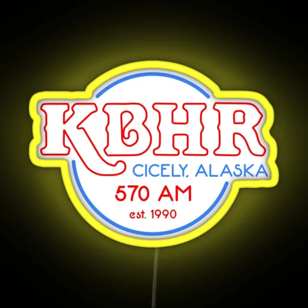 KBHR Northern Exposure RGB Neon Sign