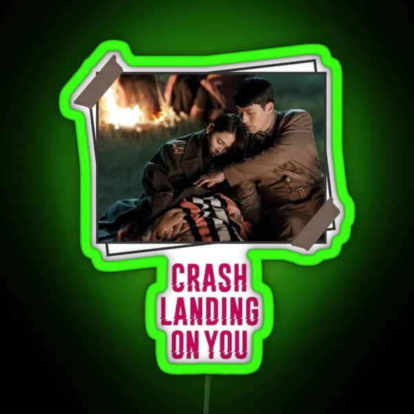 Kdrama Crash Landing On You Korean Drama RGB Neon Sign