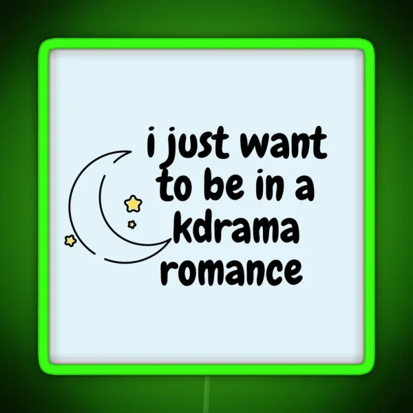 Kdrama Romance Led RGB Neon Sign