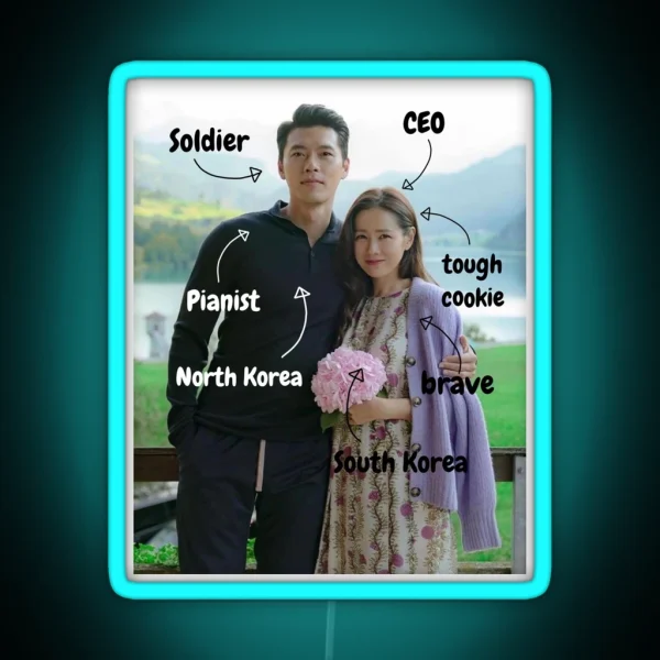 Kdrama Spoiler Crash Landing On You RGB Neon Sign