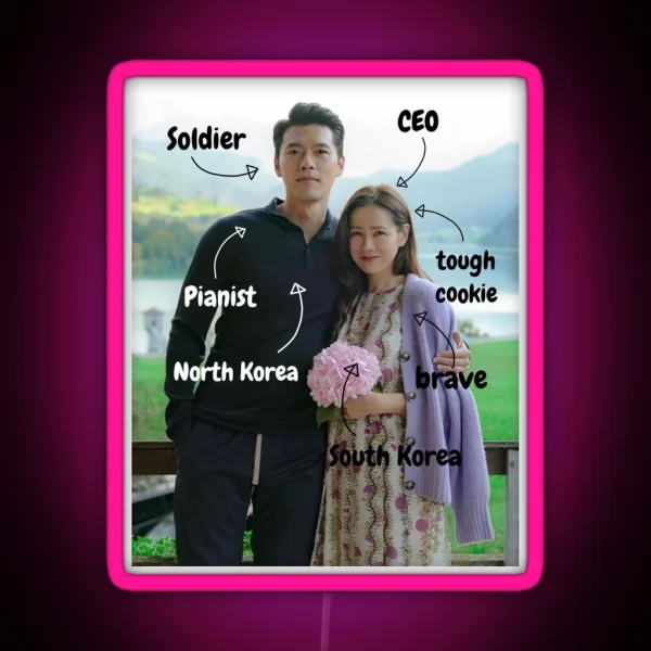Kdrama Spoiler Crash Landing On You RGB Neon Sign