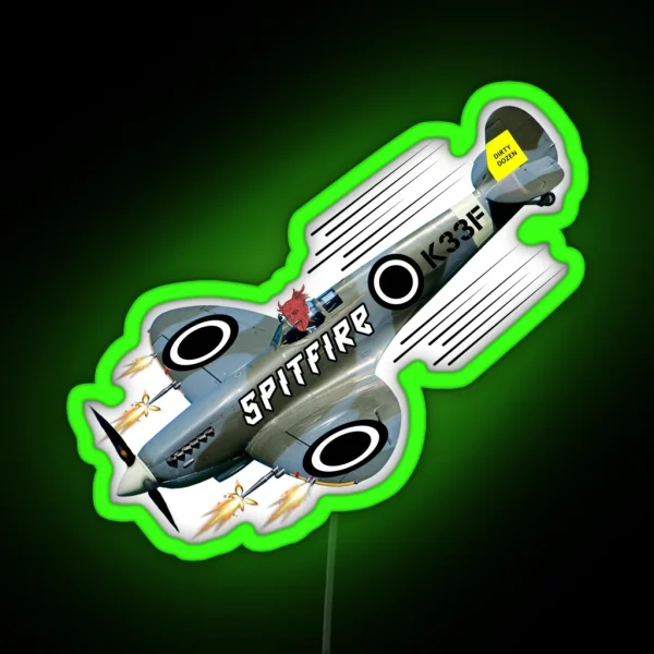 Keef Flint Spitfire The Prodigy Fanart RGB Neon Sign