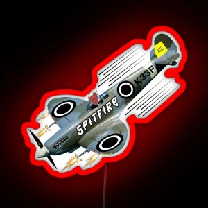 Keef Flint Spitfire The Prodigy Fanart RGB Neon Sign