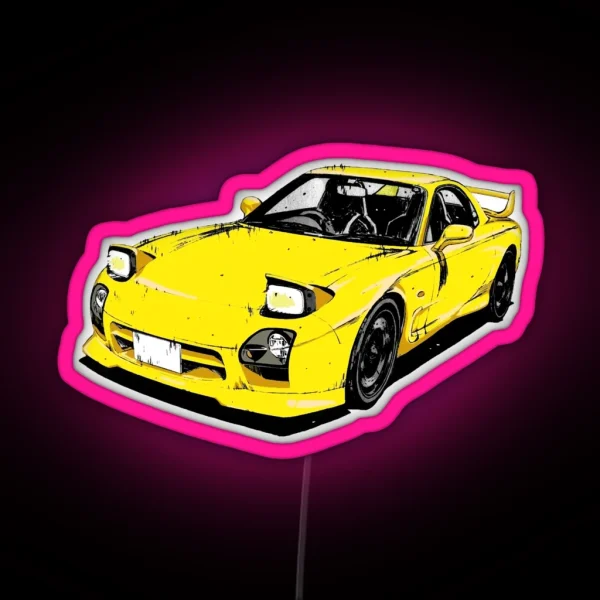 Keisuke Takahashi S Rx7 Fd RGB Neon Sign