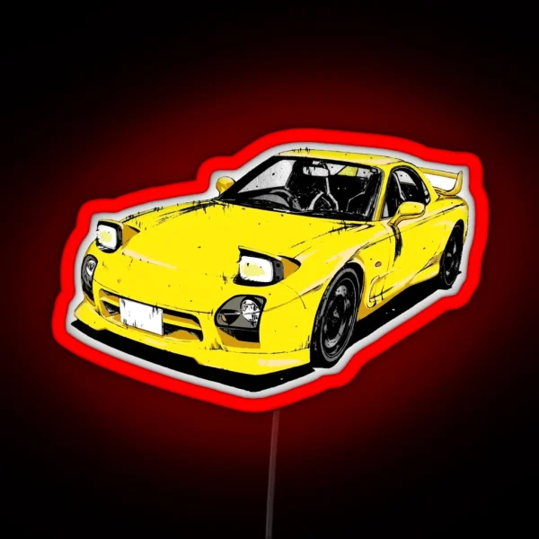 Keisuke Takahashi S Rx7 Fd RGB Neon Sign