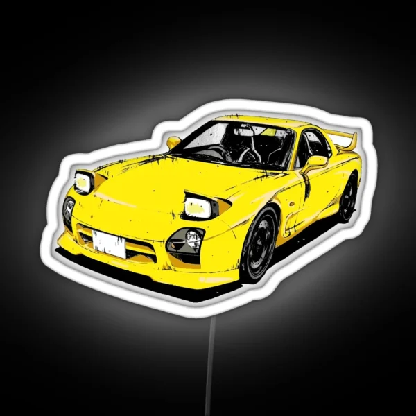 Keisuke Takahashi S Rx7 Fd RGB Neon Sign