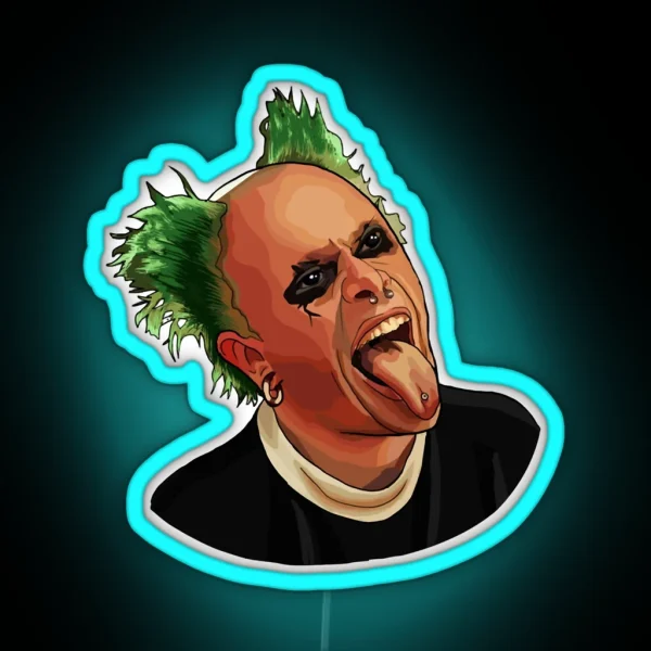 Keith Flint RGB Neon Sign