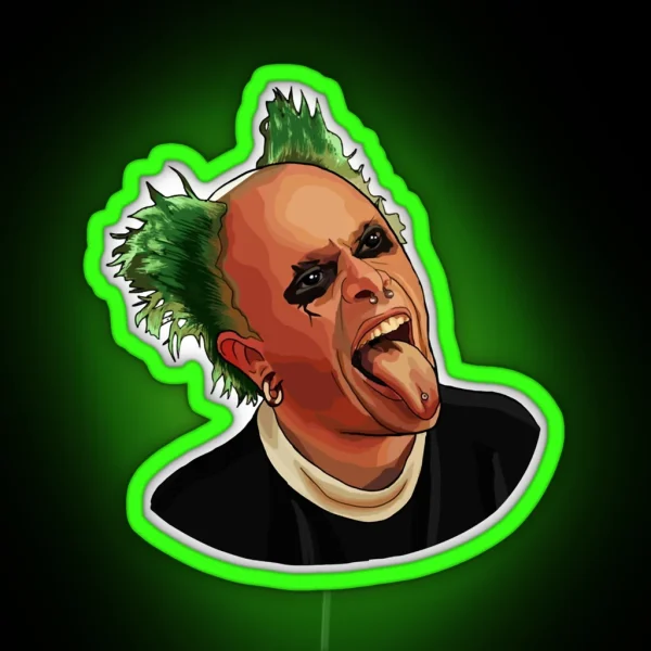 Keith Flint RGB Neon Sign