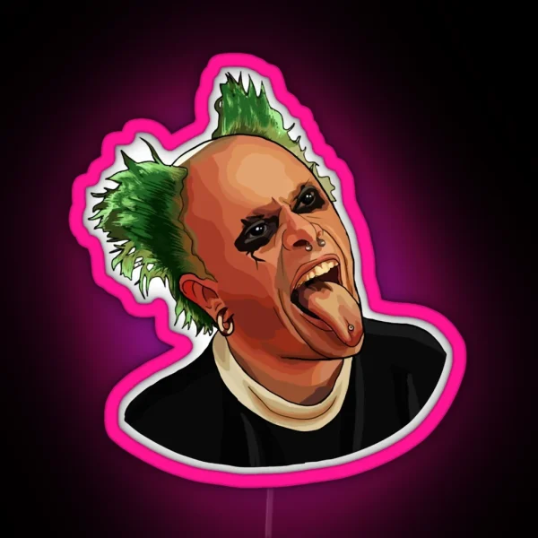 Keith Flint RGB Neon Sign