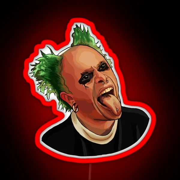 Keith Flint RGB Neon Sign